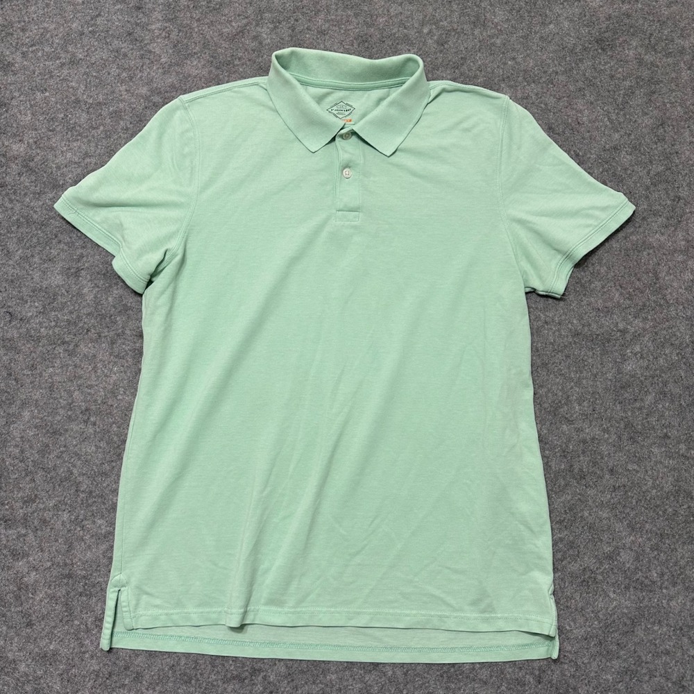 St Johns Bay Polo Shirt Mens Size M Greenβ Performance Comfort Flex Short Sleeve